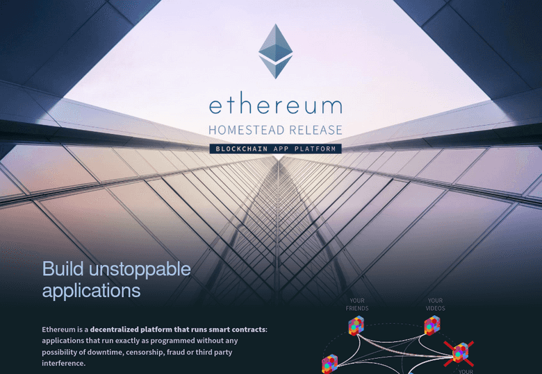 Ethereum.org baut unaufhaltsame Anwendungen